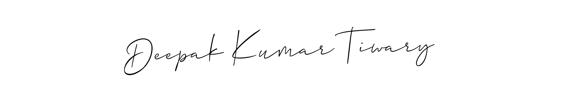Also You can easily find your signature by using the search form. We will create Deepak Kumar Tiwary name handwritten signature images for you free of cost using Allison_Script sign style. Deepak Kumar Tiwary signature style 2 images and pictures png