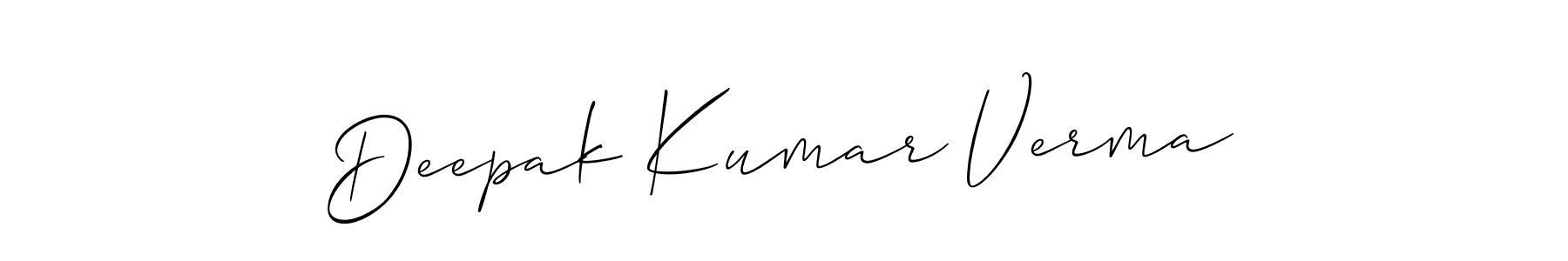 Best and Professional Signature Style for Deepak Kumar Verma. Allison_Script Best Signature Style Collection. Deepak Kumar Verma signature style 2 images and pictures png