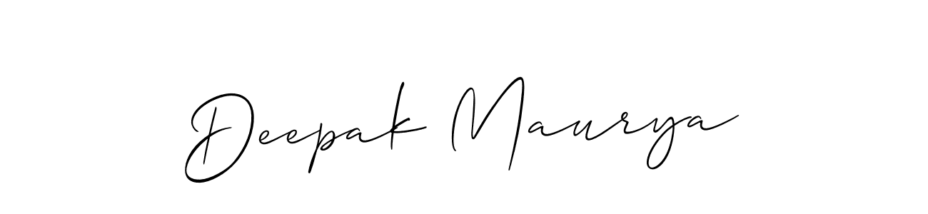 Once you've used our free online signature maker to create your best signature Allison_Script style, it's time to enjoy all of the benefits that Deepak Maurya name signing documents. Deepak Maurya signature style 2 images and pictures png