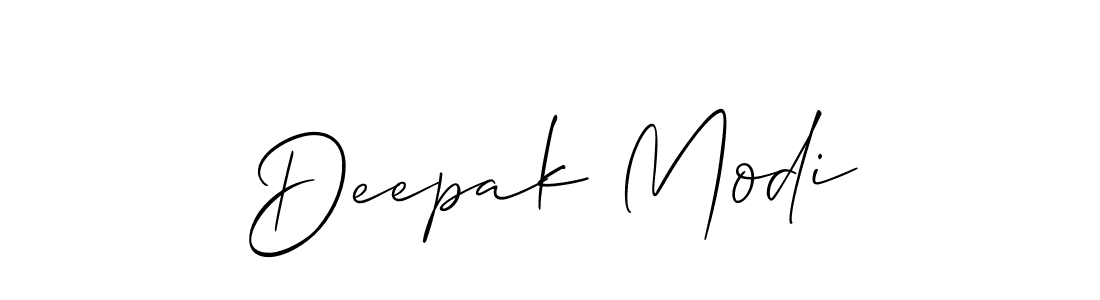 Best and Professional Signature Style for Deepak Modi. Allison_Script Best Signature Style Collection. Deepak Modi signature style 2 images and pictures png