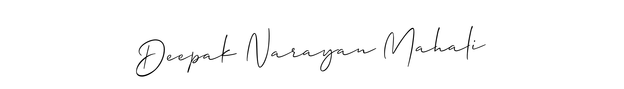 Also You can easily find your signature by using the search form. We will create Deepak Narayan Mahali name handwritten signature images for you free of cost using Allison_Script sign style. Deepak Narayan Mahali signature style 2 images and pictures png