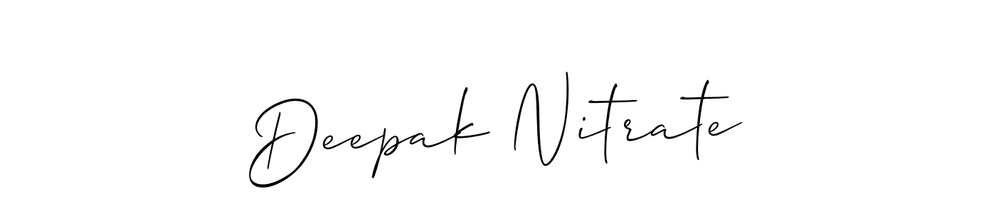 Check out images of Autograph of Deepak Nitrate name. Actor Deepak Nitrate Signature Style. Allison_Script is a professional sign style online. Deepak Nitrate signature style 2 images and pictures png