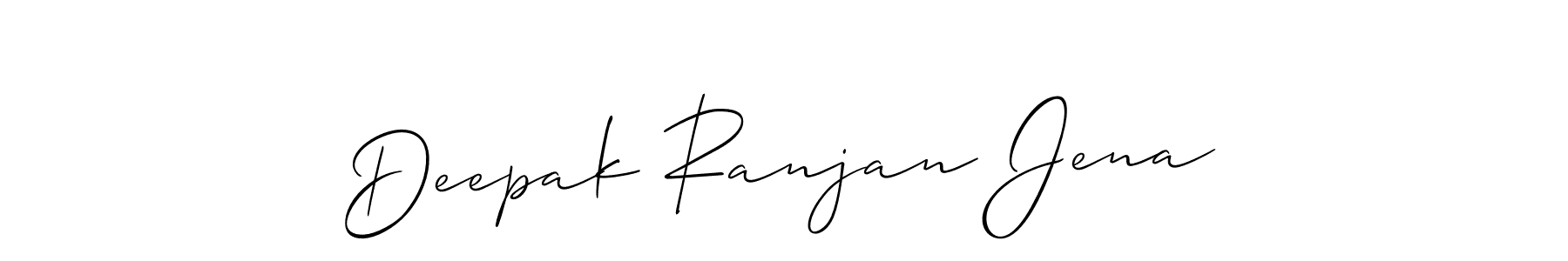 It looks lik you need a new signature style for name Deepak Ranjan Jena. Design unique handwritten (Allison_Script) signature with our free signature maker in just a few clicks. Deepak Ranjan Jena signature style 2 images and pictures png