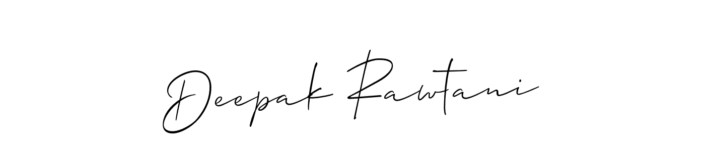 Also You can easily find your signature by using the search form. We will create Deepak Rawtani name handwritten signature images for you free of cost using Allison_Script sign style. Deepak Rawtani signature style 2 images and pictures png