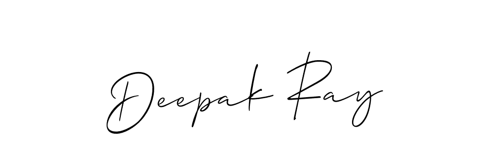 How to make Deepak Ray signature? Allison_Script is a professional autograph style. Create handwritten signature for Deepak Ray name. Deepak Ray signature style 2 images and pictures png