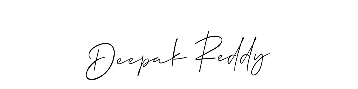 Best and Professional Signature Style for Deepak Reddy. Allison_Script Best Signature Style Collection. Deepak Reddy signature style 2 images and pictures png