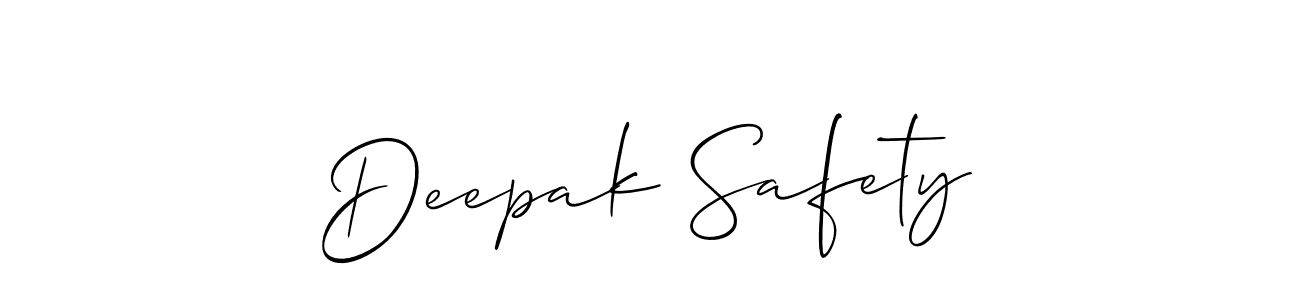 Use a signature maker to create a handwritten signature online. With this signature software, you can design (Allison_Script) your own signature for name Deepak Safety. Deepak Safety signature style 2 images and pictures png