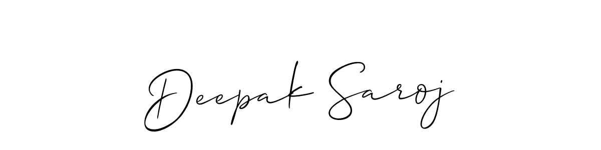 You should practise on your own different ways (Allison_Script) to write your name (Deepak Saroj) in signature. don't let someone else do it for you. Deepak Saroj signature style 2 images and pictures png