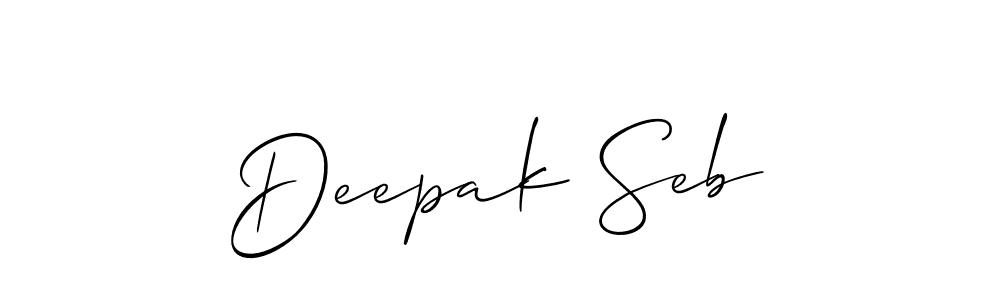 See photos of Deepak Seb official signature by Spectra . Check more albums & portfolios. Read reviews & check more about Allison_Script font. Deepak Seb signature style 2 images and pictures png