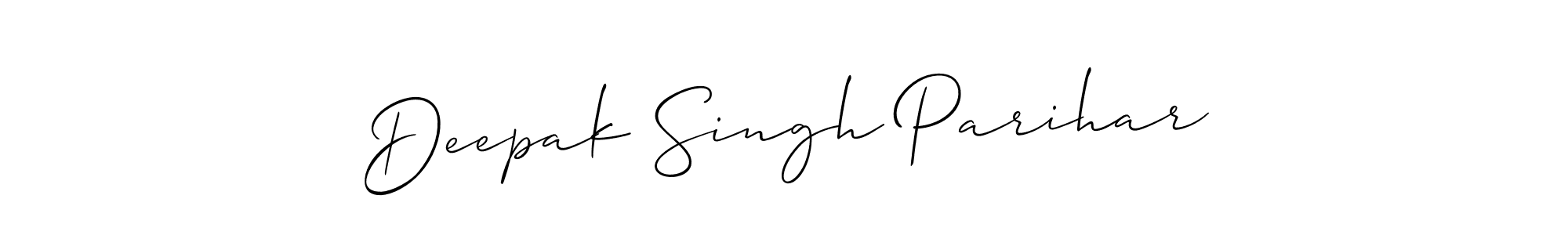 How to make Deepak Singh Parihar signature? Allison_Script is a professional autograph style. Create handwritten signature for Deepak Singh Parihar name. Deepak Singh Parihar signature style 2 images and pictures png