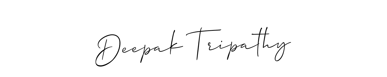 Also we have Deepak Tripathy name is the best signature style. Create professional handwritten signature collection using Allison_Script autograph style. Deepak Tripathy signature style 2 images and pictures png