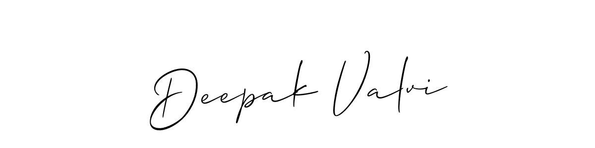 Once you've used our free online signature maker to create your best signature Allison_Script style, it's time to enjoy all of the benefits that Deepak Valvi name signing documents. Deepak Valvi signature style 2 images and pictures png