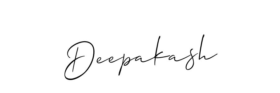 The best way (Allison_Script) to make a short signature is to pick only two or three words in your name. The name Deepakash include a total of six letters. For converting this name. Deepakash signature style 2 images and pictures png