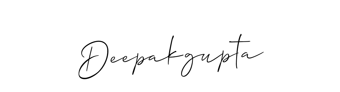 Also we have Deepakgupta name is the best signature style. Create professional handwritten signature collection using Allison_Script autograph style. Deepakgupta signature style 2 images and pictures png