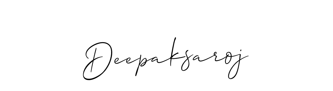 This is the best signature style for the Deepaksaroj name. Also you like these signature font (Allison_Script). Mix name signature. Deepaksaroj signature style 2 images and pictures png