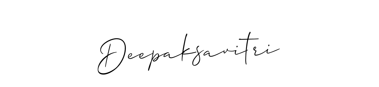 How to Draw Deepaksavitri signature style? Allison_Script is a latest design signature styles for name Deepaksavitri. Deepaksavitri signature style 2 images and pictures png
