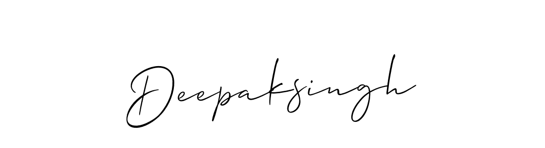 The best way (Allison_Script) to make a short signature is to pick only two or three words in your name. The name Deepaksingh include a total of six letters. For converting this name. Deepaksingh signature style 2 images and pictures png