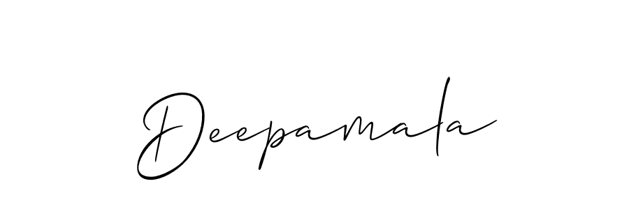 You should practise on your own different ways (Allison_Script) to write your name (Deepamala) in signature. don't let someone else do it for you. Deepamala signature style 2 images and pictures png