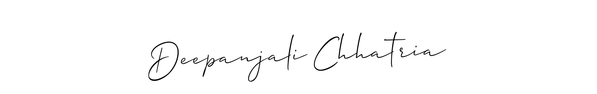 Make a beautiful signature design for name Deepanjali Chhatria. Use this online signature maker to create a handwritten signature for free. Deepanjali Chhatria signature style 2 images and pictures png