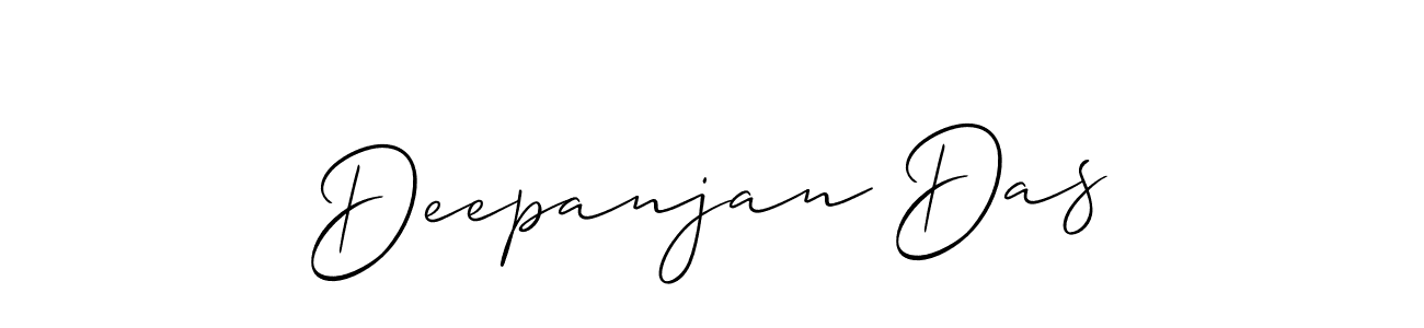 How to make Deepanjan Das name signature. Use Allison_Script style for creating short signs online. This is the latest handwritten sign. Deepanjan Das signature style 2 images and pictures png