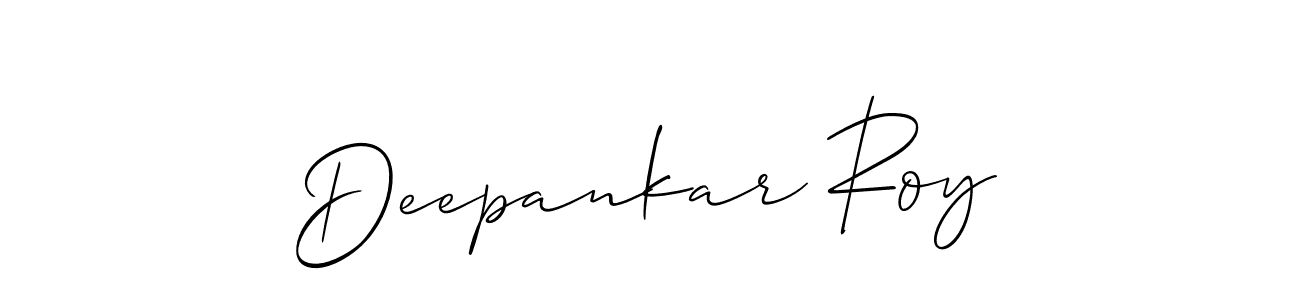 Make a beautiful signature design for name Deepankar Roy. With this signature (Allison_Script) style, you can create a handwritten signature for free. Deepankar Roy signature style 2 images and pictures png