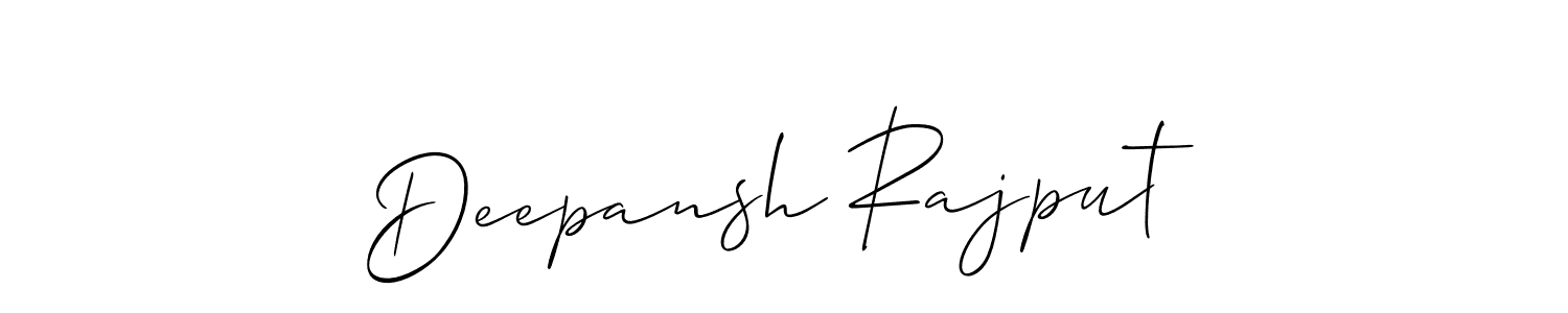 Best and Professional Signature Style for Deepansh Rajput. Allison_Script Best Signature Style Collection. Deepansh Rajput signature style 2 images and pictures png