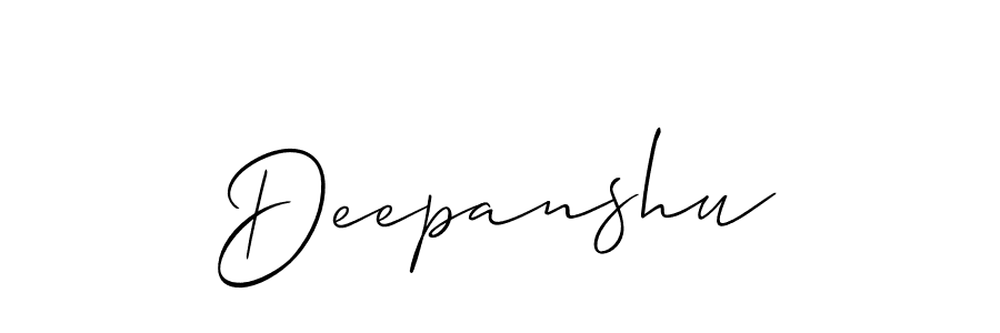 Similarly Allison_Script is the best handwritten signature design. Signature creator online .You can use it as an online autograph creator for name Deepanshu. Deepanshu signature style 2 images and pictures png