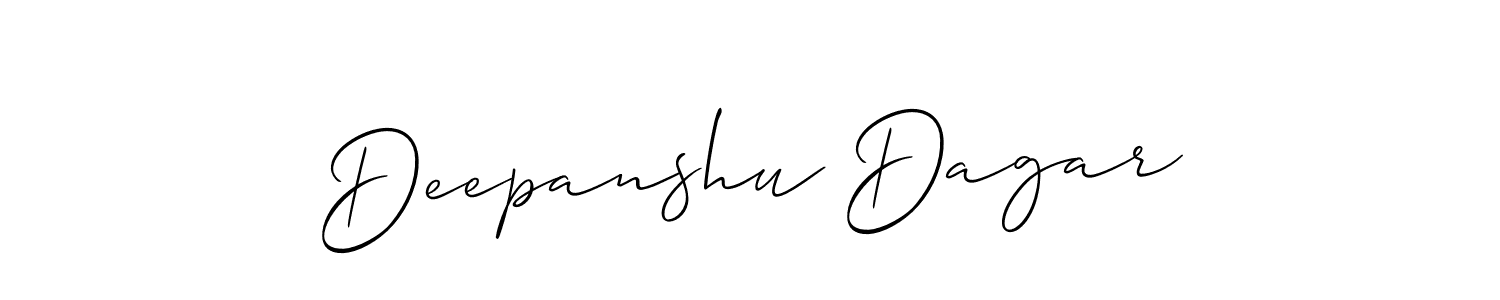 Deepanshu Dagar stylish signature style. Best Handwritten Sign (Allison_Script) for my name. Handwritten Signature Collection Ideas for my name Deepanshu Dagar. Deepanshu Dagar signature style 2 images and pictures png
