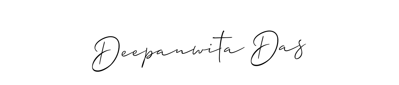 Deepanwita Das stylish signature style. Best Handwritten Sign (Allison_Script) for my name. Handwritten Signature Collection Ideas for my name Deepanwita Das. Deepanwita Das signature style 2 images and pictures png