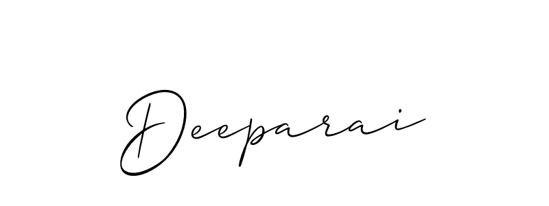 You should practise on your own different ways (Allison_Script) to write your name (Deeparai) in signature. don't let someone else do it for you. Deeparai signature style 2 images and pictures png