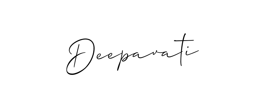 if you are searching for the best signature style for your name Deepavati. so please give up your signature search. here we have designed multiple signature styles  using Allison_Script. Deepavati signature style 2 images and pictures png