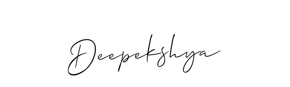The best way (Allison_Script) to make a short signature is to pick only two or three words in your name. The name Deepekshya include a total of six letters. For converting this name. Deepekshya signature style 2 images and pictures png