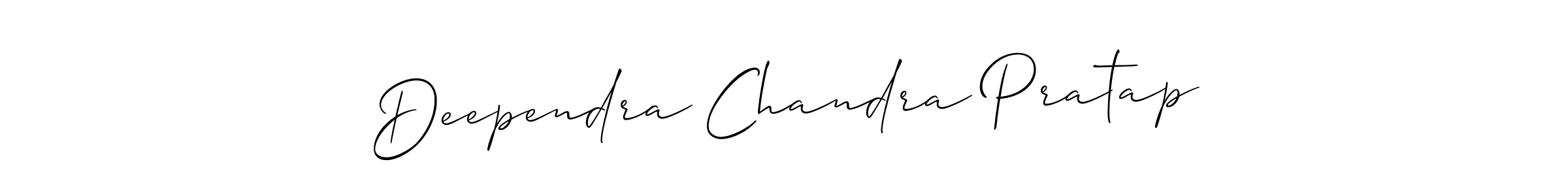 You should practise on your own different ways (Allison_Script) to write your name (Deependra Chandra Pratap) in signature. don't let someone else do it for you. Deependra Chandra Pratap signature style 2 images and pictures png