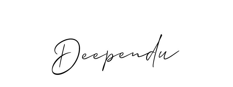 How to make Deependu name signature. Use Allison_Script style for creating short signs online. This is the latest handwritten sign. Deependu signature style 2 images and pictures png