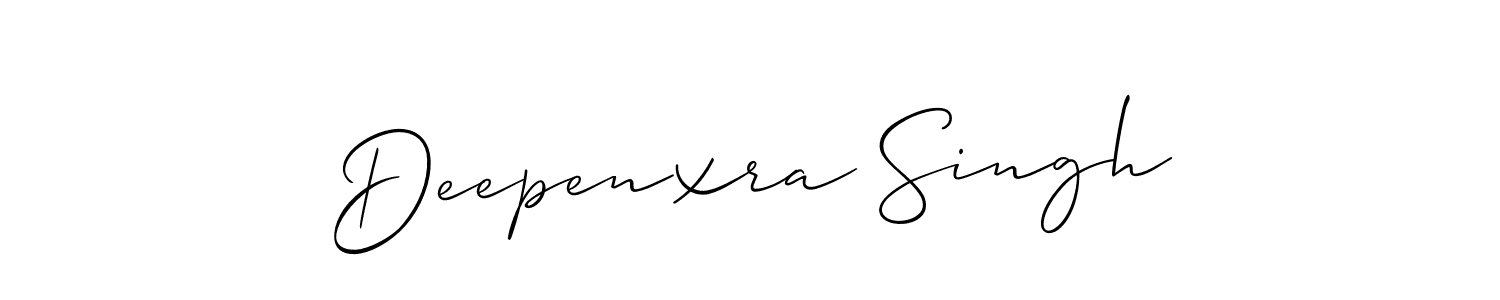 It looks lik you need a new signature style for name Deepenxra Singh. Design unique handwritten (Allison_Script) signature with our free signature maker in just a few clicks. Deepenxra Singh signature style 2 images and pictures png