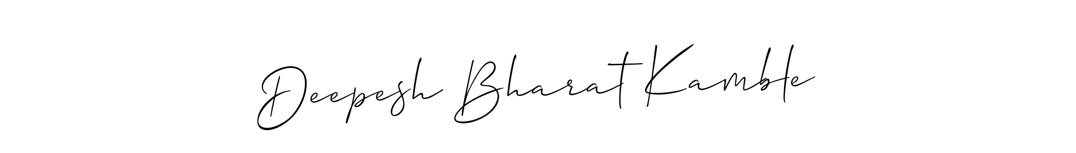 Also You can easily find your signature by using the search form. We will create Deepesh Bharat Kamble name handwritten signature images for you free of cost using Allison_Script sign style. Deepesh Bharat Kamble signature style 2 images and pictures png