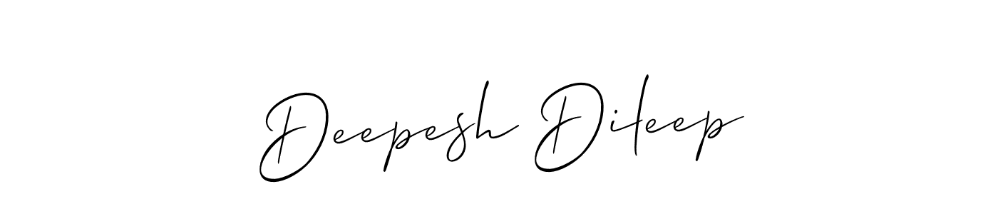 Make a beautiful signature design for name Deepesh Dileep. Use this online signature maker to create a handwritten signature for free. Deepesh Dileep signature style 2 images and pictures png