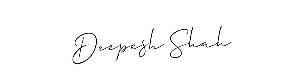How to Draw Deepesh Shah signature style? Allison_Script is a latest design signature styles for name Deepesh Shah. Deepesh Shah signature style 2 images and pictures png