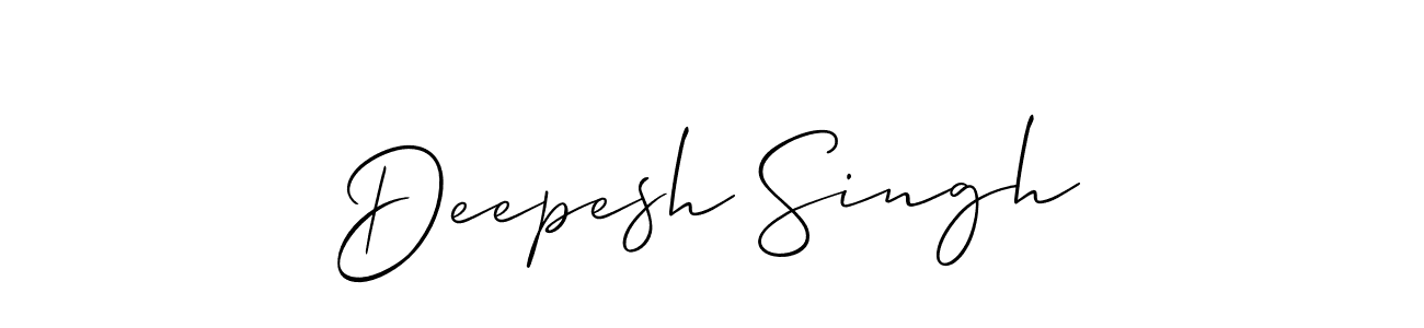 Make a short Deepesh Singh signature style. Manage your documents anywhere anytime using Allison_Script. Create and add eSignatures, submit forms, share and send files easily. Deepesh Singh signature style 2 images and pictures png