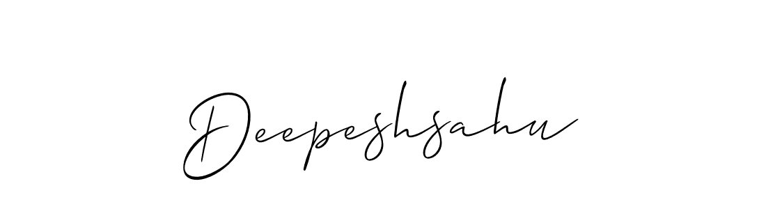 if you are searching for the best signature style for your name Deepeshsahu. so please give up your signature search. here we have designed multiple signature styles  using Allison_Script. Deepeshsahu signature style 2 images and pictures png