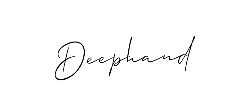 if you are searching for the best signature style for your name Deephand. so please give up your signature search. here we have designed multiple signature styles  using Allison_Script. Deephand signature style 2 images and pictures png