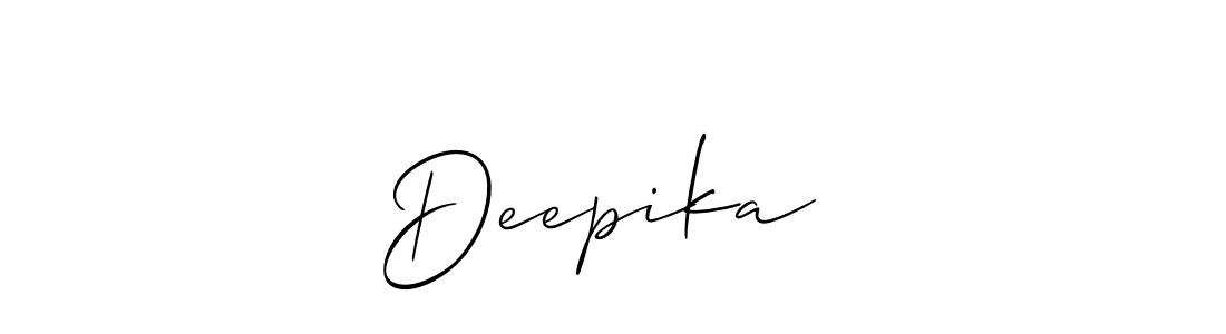 How to Draw Deepika ♡ signature style? Allison_Script is a latest design signature styles for name Deepika ♡. Deepika ♡ signature style 2 images and pictures png