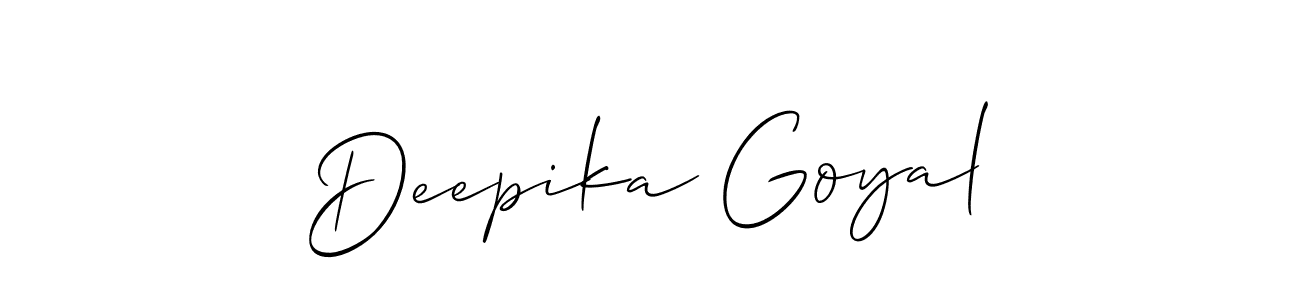 Make a beautiful signature design for name Deepika Goyal. Use this online signature maker to create a handwritten signature for free. Deepika Goyal signature style 2 images and pictures png