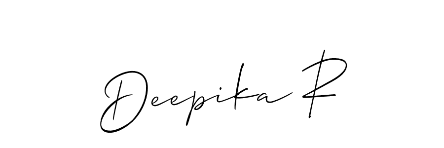 Once you've used our free online signature maker to create your best signature Allison_Script style, it's time to enjoy all of the benefits that Deepika R name signing documents. Deepika R signature style 2 images and pictures png