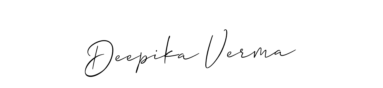 Make a beautiful signature design for name Deepika Verma. Use this online signature maker to create a handwritten signature for free. Deepika Verma signature style 2 images and pictures png