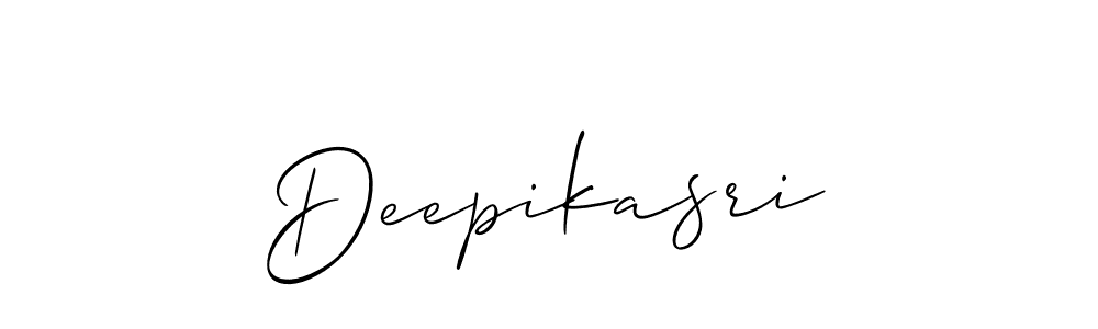 You can use this online signature creator to create a handwritten signature for the name Deepikasri. This is the best online autograph maker. Deepikasri signature style 2 images and pictures png