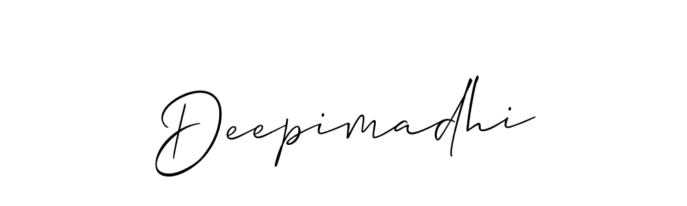 Once you've used our free online signature maker to create your best signature Allison_Script style, it's time to enjoy all of the benefits that Deepimadhi name signing documents. Deepimadhi signature style 2 images and pictures png