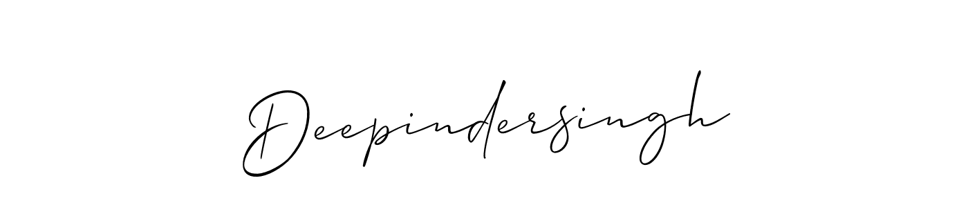 Best and Professional Signature Style for Deepindersingh. Allison_Script Best Signature Style Collection. Deepindersingh signature style 2 images and pictures png