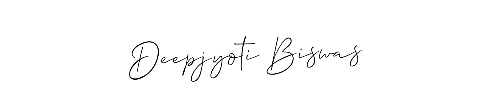 This is the best signature style for the Deepjyoti Biswas name. Also you like these signature font (Allison_Script). Mix name signature. Deepjyoti Biswas signature style 2 images and pictures png