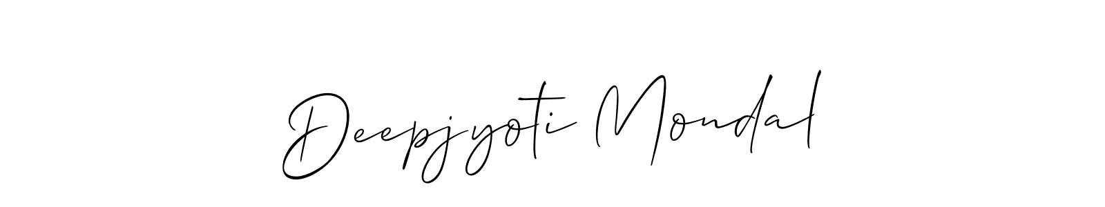 Similarly Allison_Script is the best handwritten signature design. Signature creator online .You can use it as an online autograph creator for name Deepjyoti Mondal. Deepjyoti Mondal signature style 2 images and pictures png